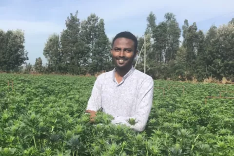 Production manager Fasika Tsegaye