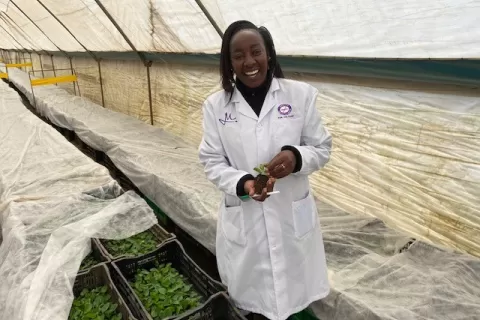 Propagation manager Janet Kagendo