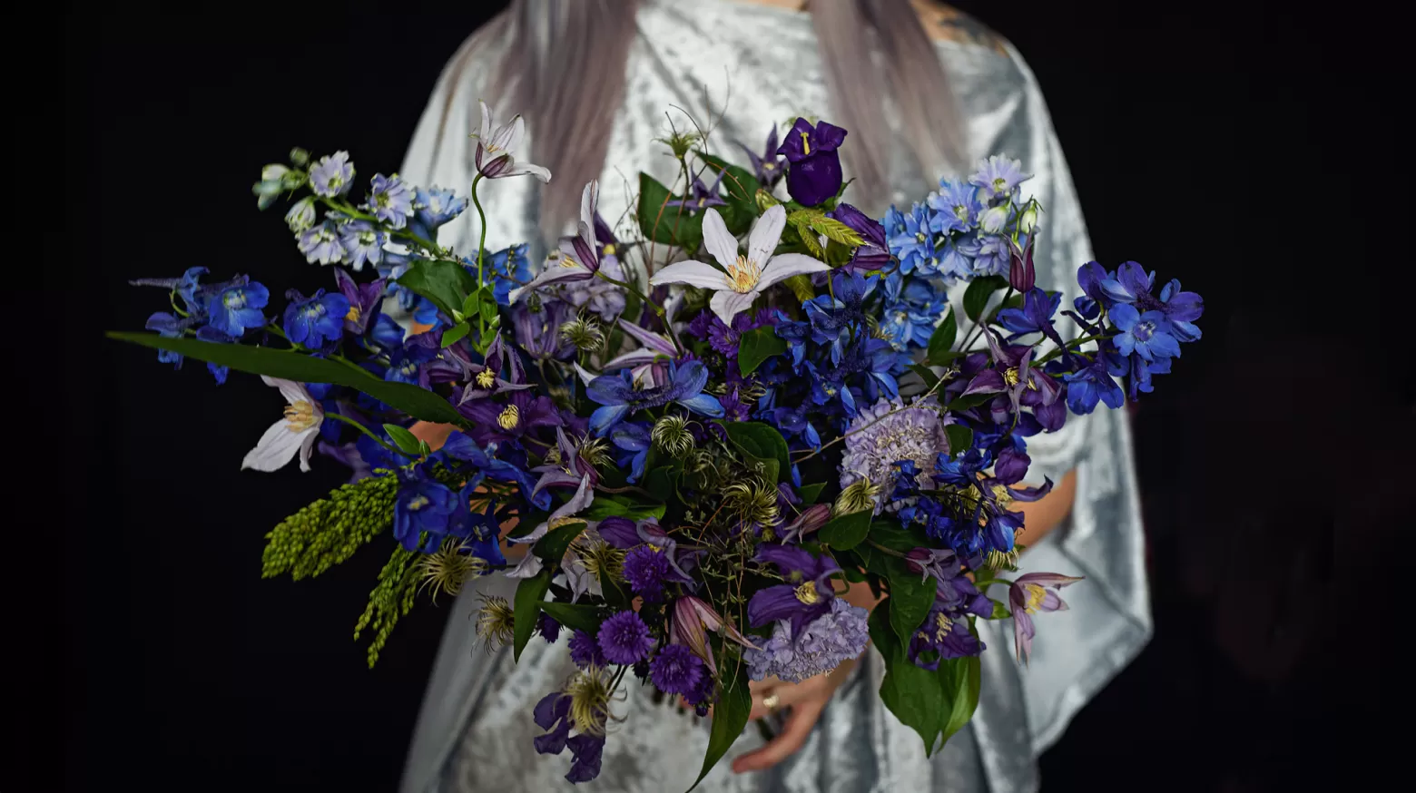 Delphinium cut flower Blue Donna Marginpar