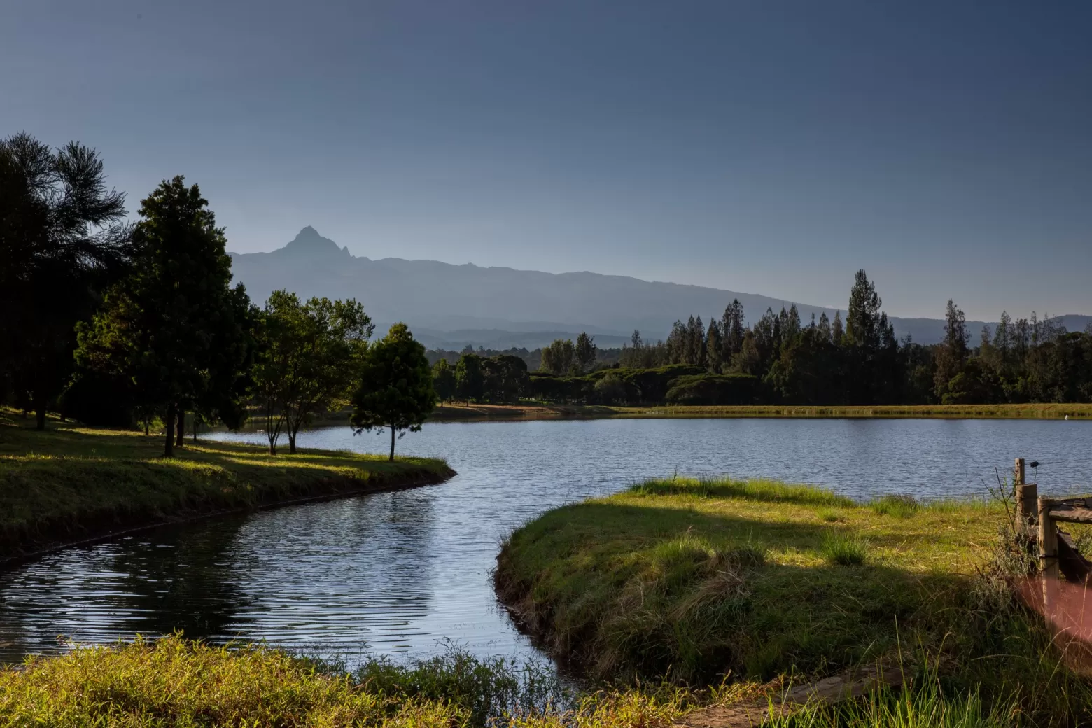 Water lagoon in Kenya