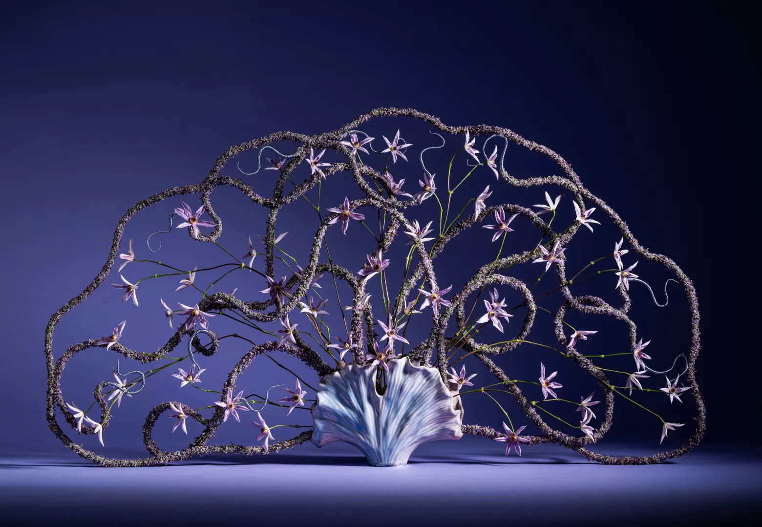 Hanneke Frankema design floral trends Limonium and Clematis