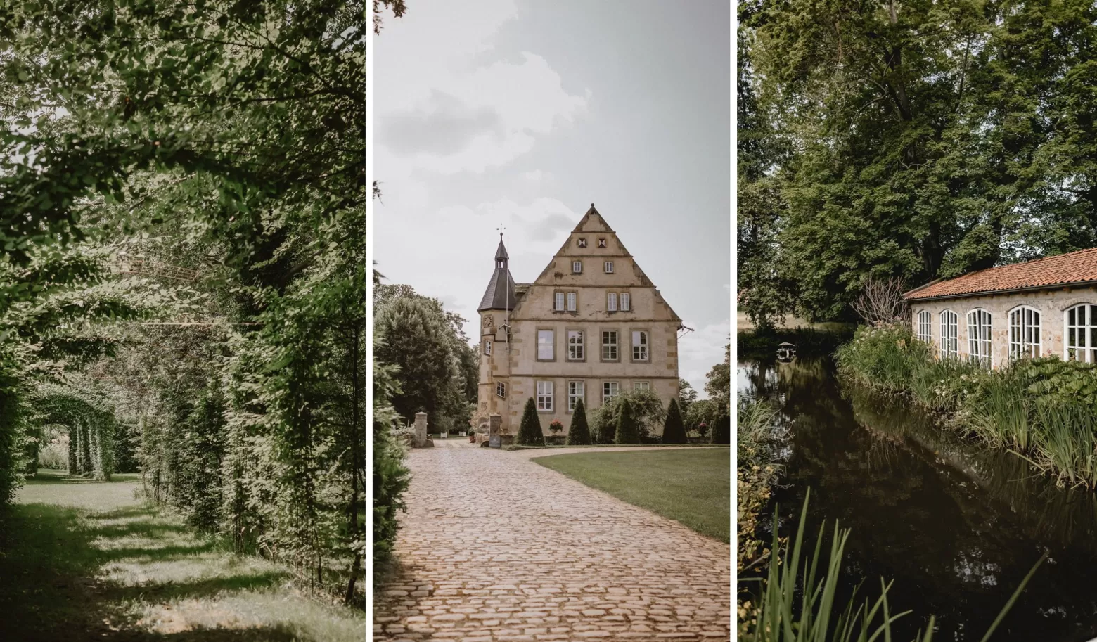 Romantisches Hochzeitsschloss