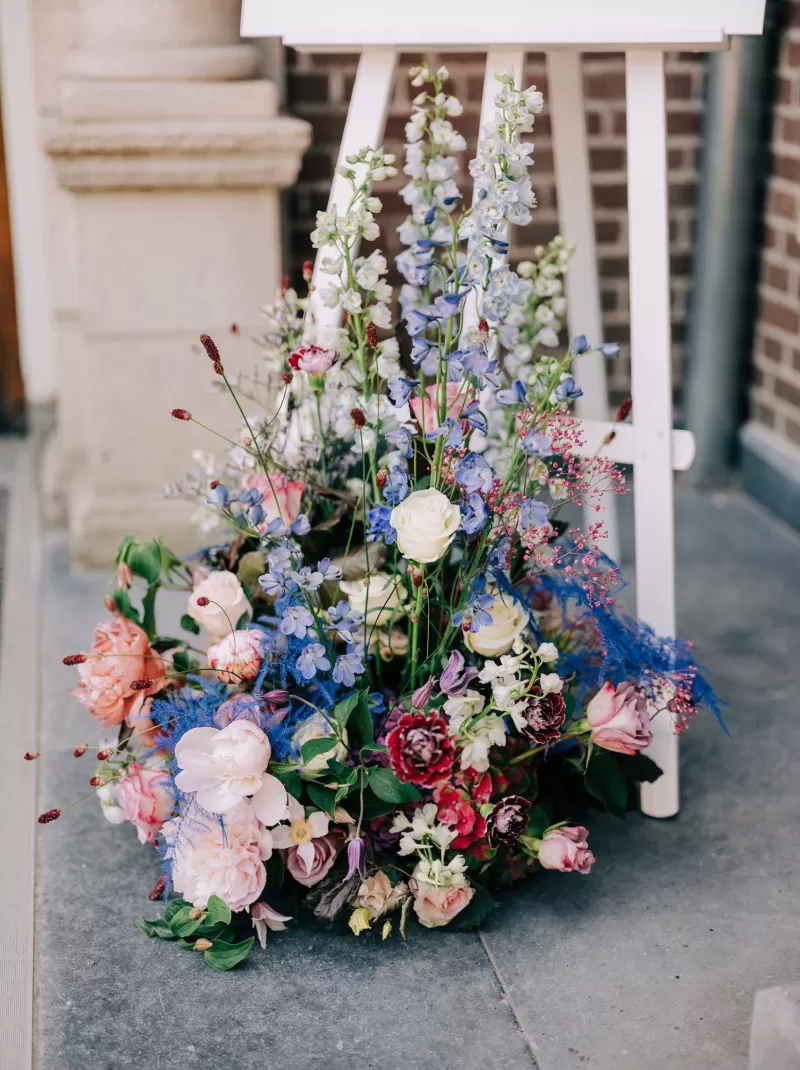 Bloemenservice - Panneau de mariage