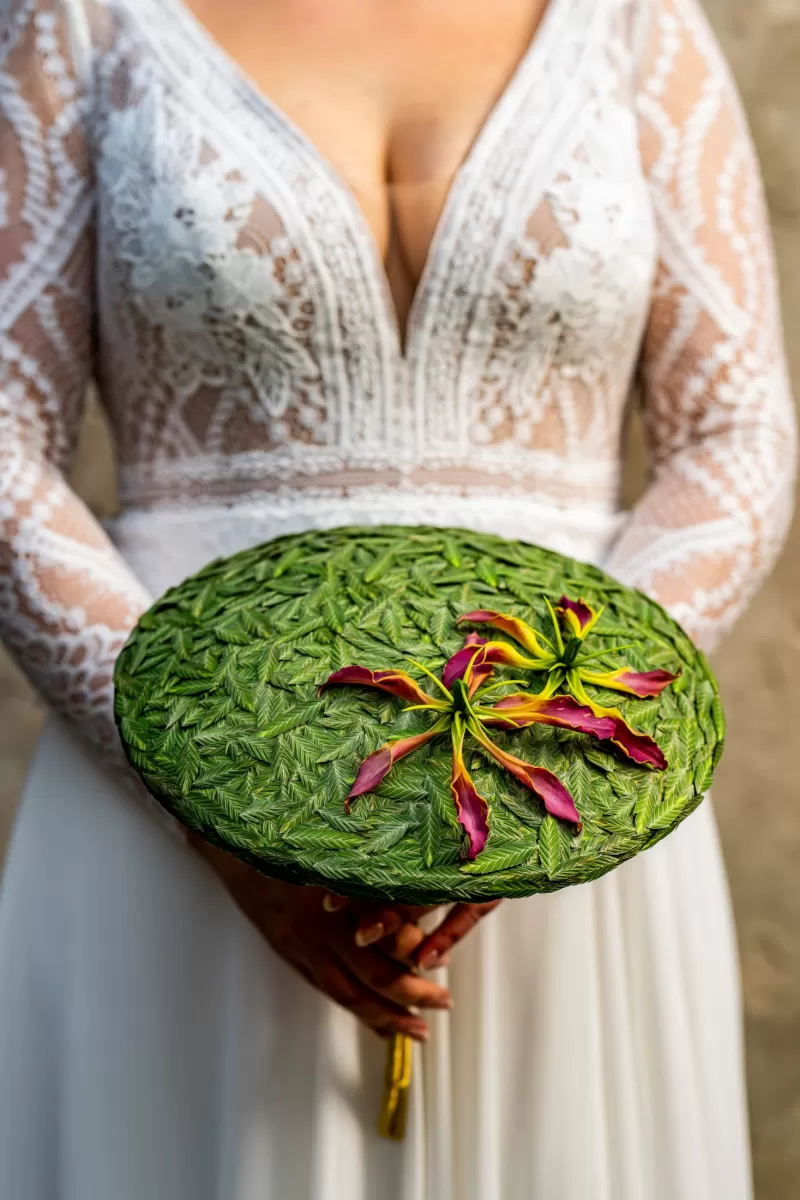 Bridal bouquet - Chasmanthium