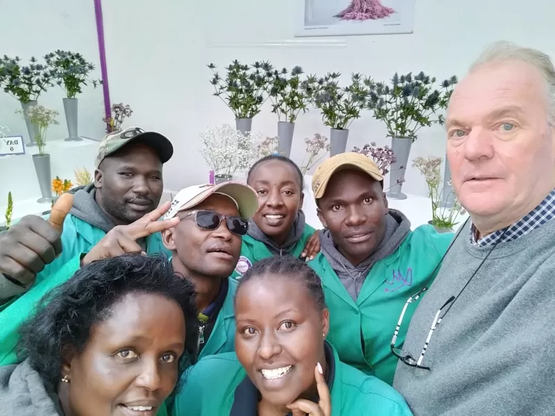 Agronomist Ronald and team