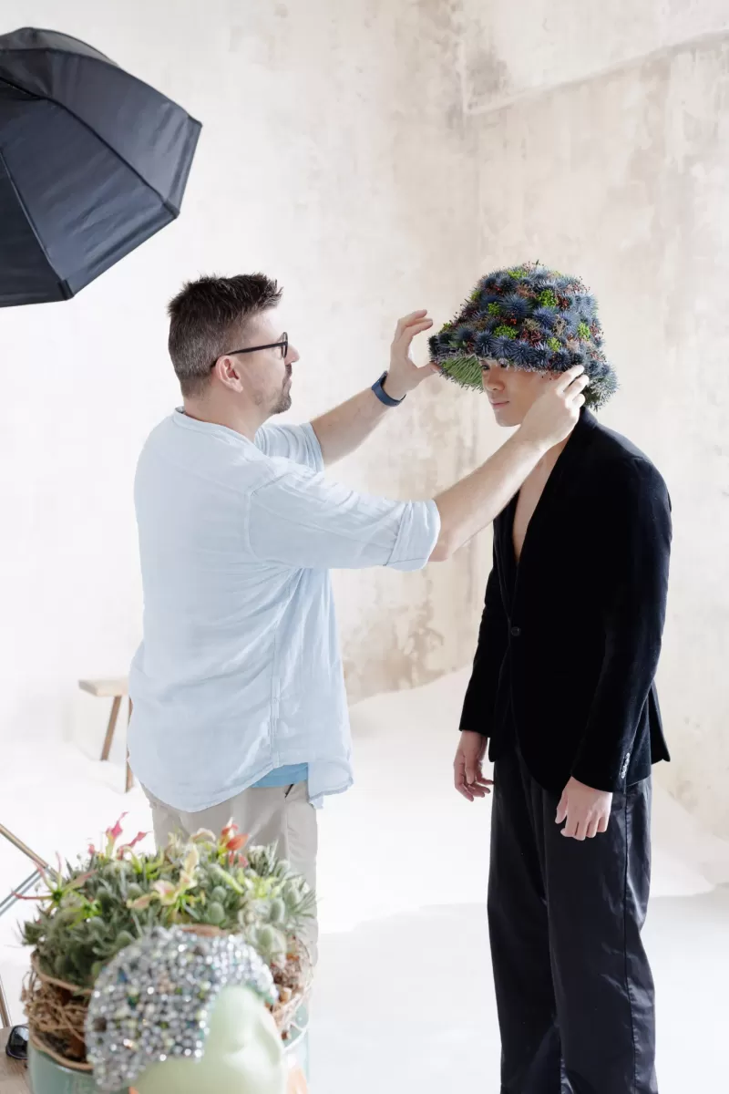 Krisztián Kövér Eryngium photoshoot