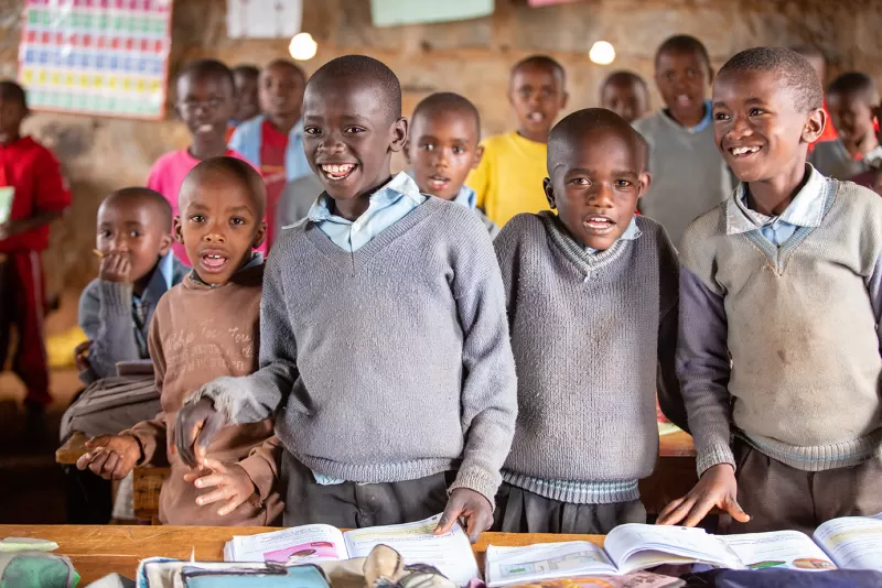 School children in Kenya