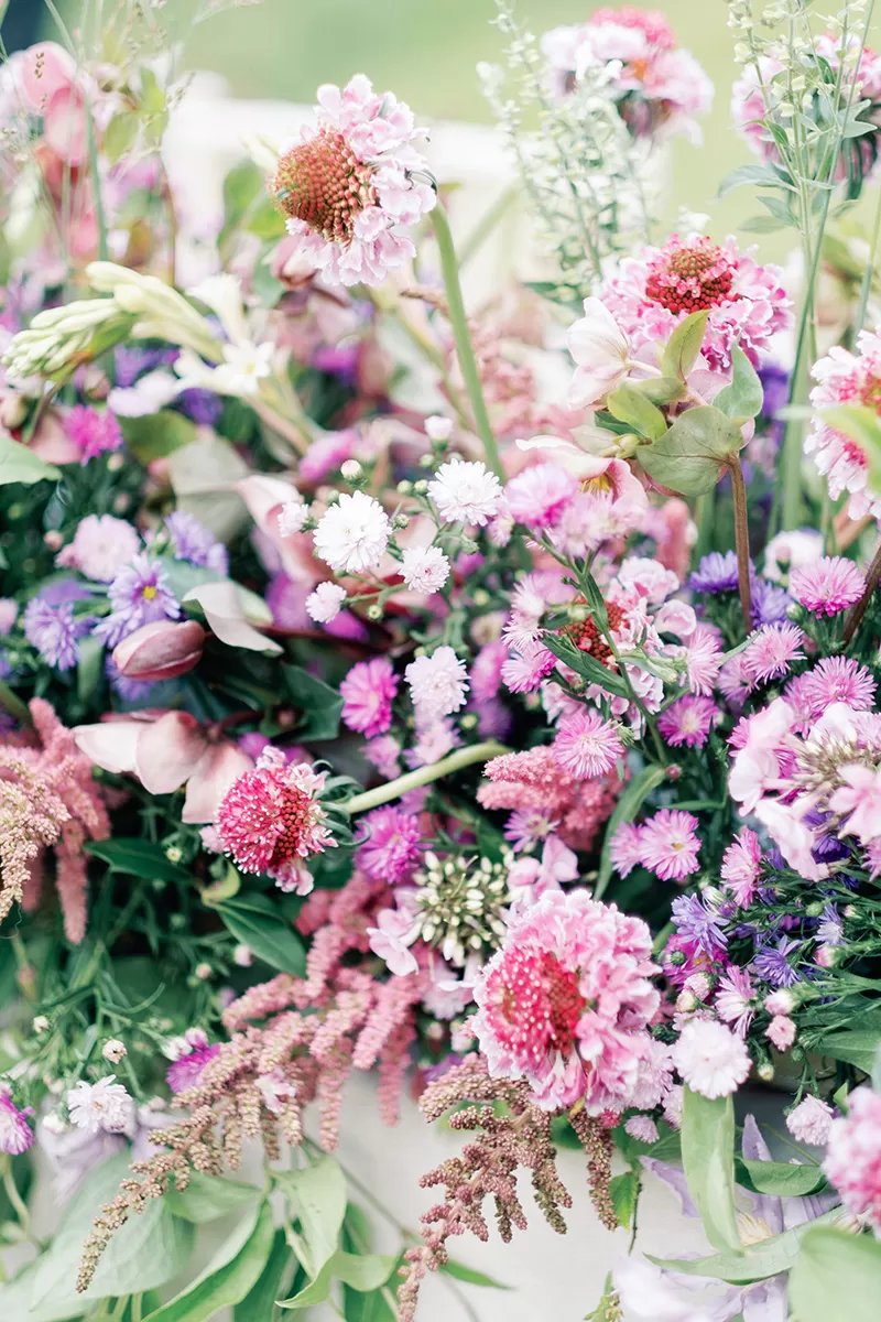 Table runner - flowers