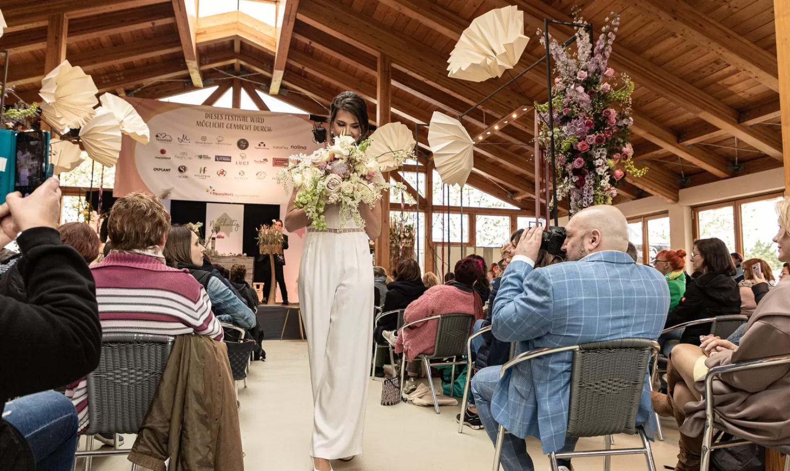 Demonstrations at the wedding event in Leipzig Germany