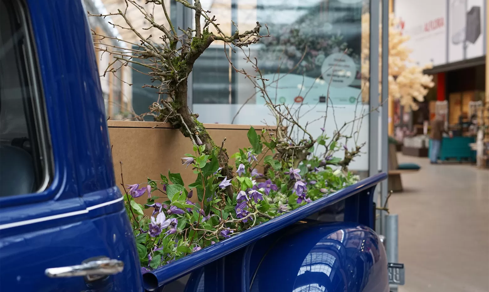 Funeral flower truck