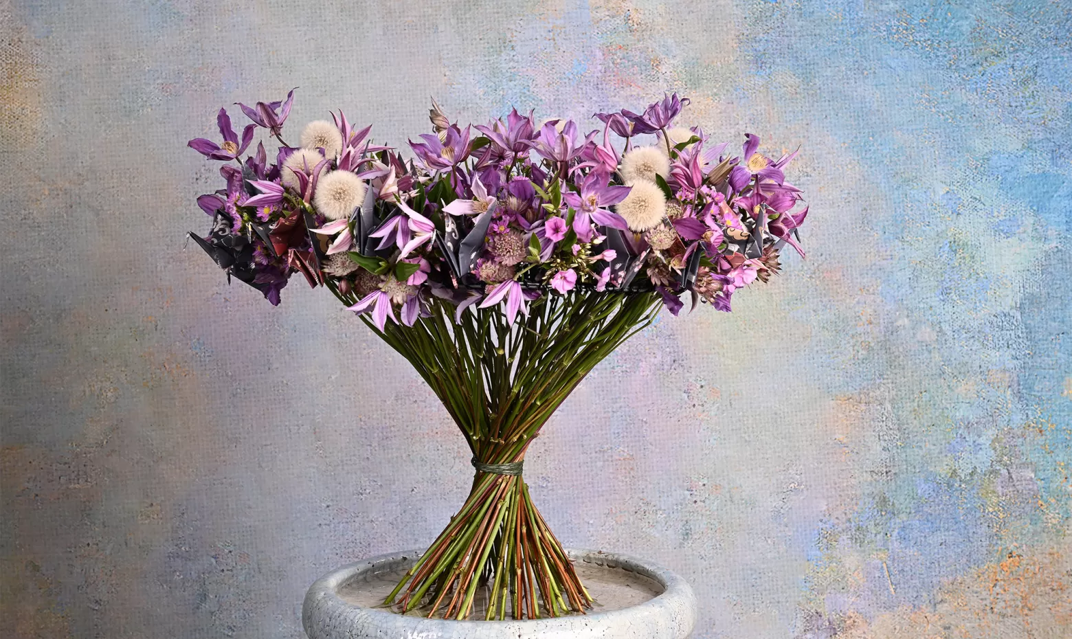 Gábor Nagy - The origami crane bouquet