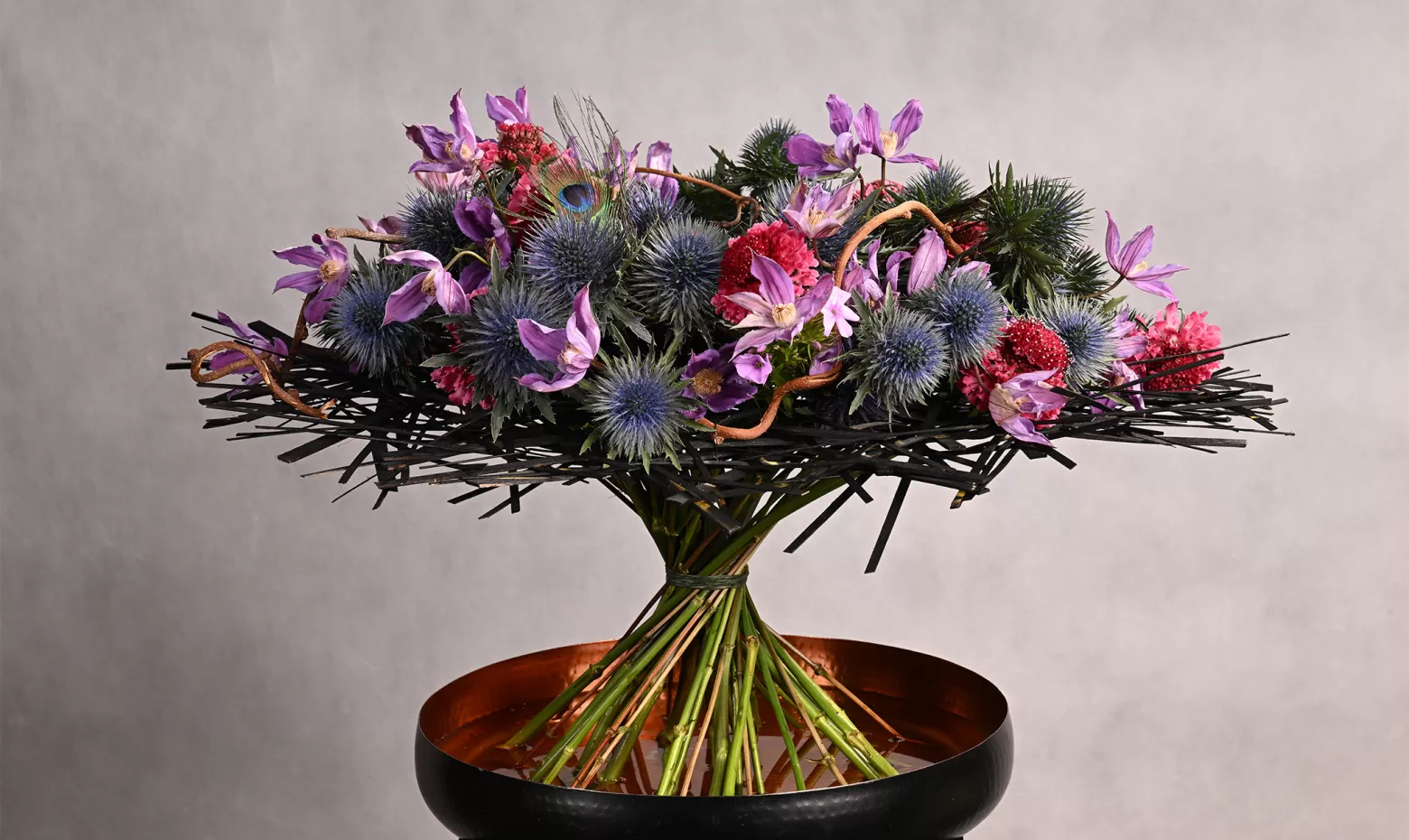 Gábor Nagy - The peacock feather bouquet