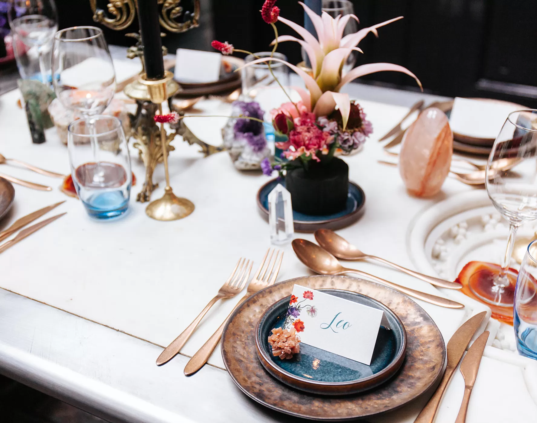 edelsteenthema tafel 