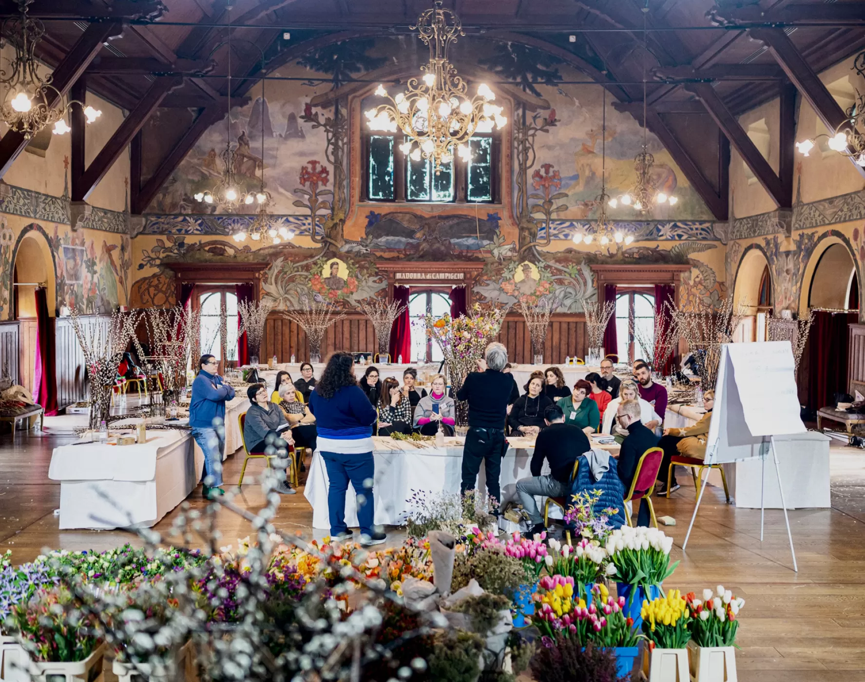 Blumenworkshop auf der Piste Max van de Sluis Per Benjamin Vincenzo Antonuccio