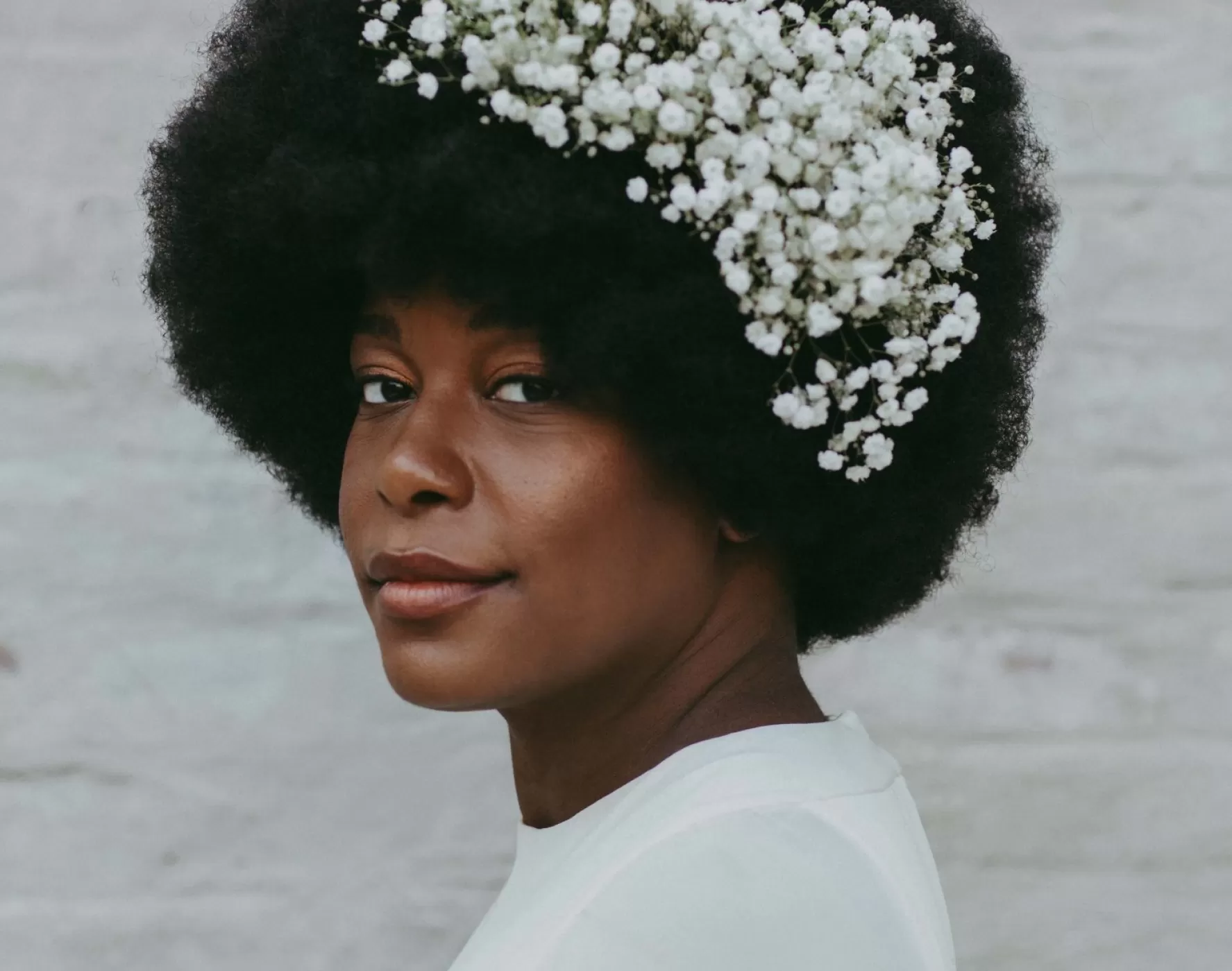 Gypsophila flower crown